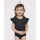 Rabbit Skins 4439 - Infant Flutter Sleeve Baby Rib Bodysuit Rabbit Skins 4439 - Infant Flutter Sleeve Baby Rib Bodysuit