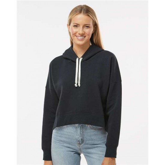 J. America 8853 - Women's Crop Hooded Sweatshirt J. America 8853 - Women's Crop Hooded Sweatshirt