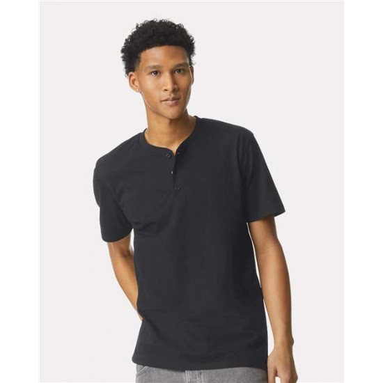 American Apparel 2004CVC - CVC Henley Tee American Apparel 2004CVC - CVC Henley Tee