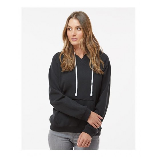 J. America 8836 - Women's Sueded V-Neck Hooded Sweatshirt J. America 8836 - Women's Sueded V-Neck Hooded Sweatshirt