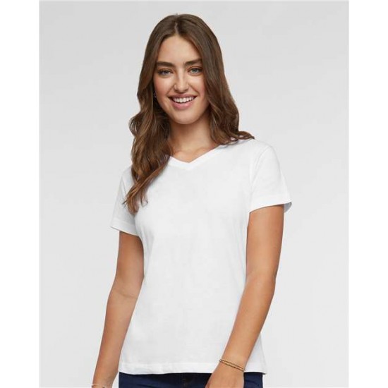 LAT 3587 - Women's Premium Jersey V-Neck Tee LAT 3587 - Women's Premium Jersey V-Neck Tee