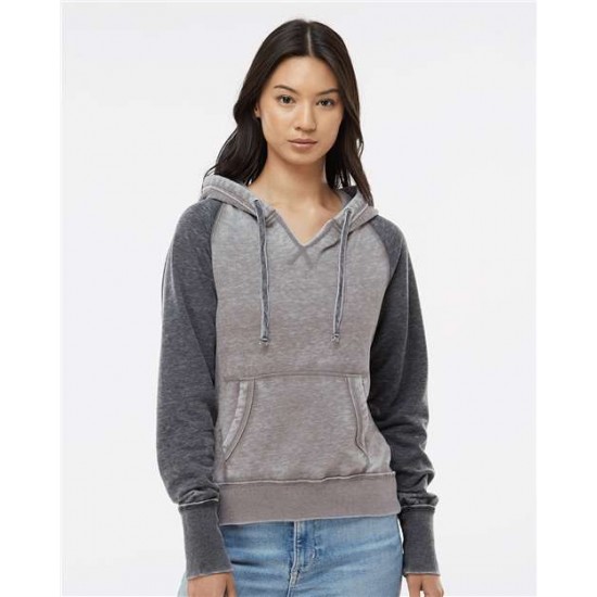 J. America 8926 - Women's Zen Fleece Raglan Hooded Sweatshirt J. America 8926 - Women's Zen Fleece Raglan Hooded Sweatshirt