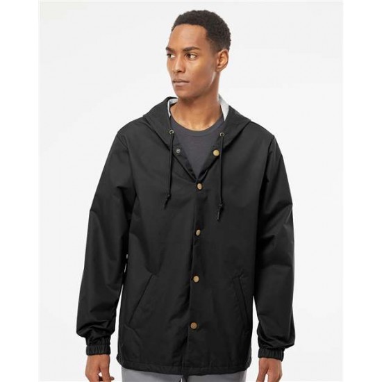 Independent Trading Co. EXP95NB - Water-Resistant Hooded Windbreaker Independent Trading Co. EXP95NB - Water-Resistant Hooded Windbreaker