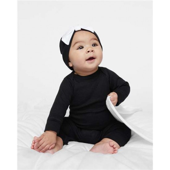 Rabbit Skins 4412 - Infant Long Legged Baby Rib Bodysuit Rabbit Skins 4412 - Infant Long Legged Baby Rib Bodysuit