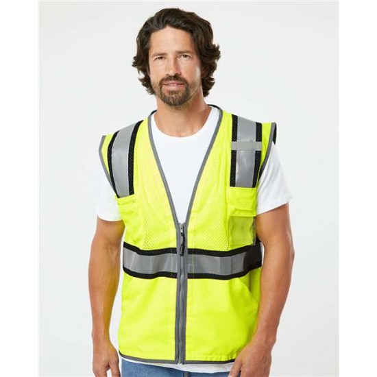 Kishigo 1584 - Premium Brilliant Series Ultimate Reflective Vest Kishigo 1584 - Premium Brilliant Series Ultimate Reflective Vest