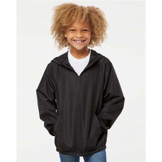 Independent Trading Co. EXP24YWZ - Youth Lightweight Windbreaker Full-Zip Jacket Independent Trading Co. EXP24YWZ - Youth Lightweight Windbreaker Full-Zip Jacket