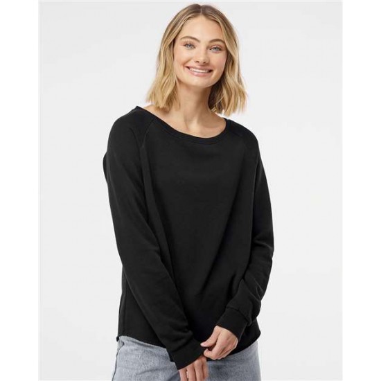 Independent Trading Co. PRM2000 - Women's California Wave Wash Crewneck Sweatshirt Independent Trading Co. PRM2000 - Women's California Wave Wash Crewneck Sweatshirt