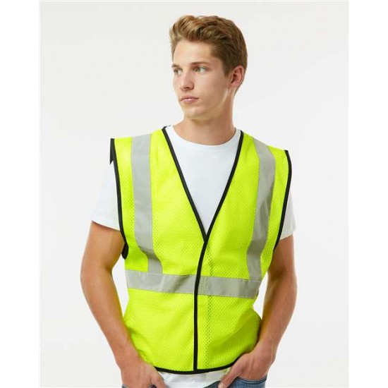 Kishigo 1571-1572 - Hook-and-Loop Mesh Vest Kishigo 1571-1572 - Hook-and-Loop Mesh Vest