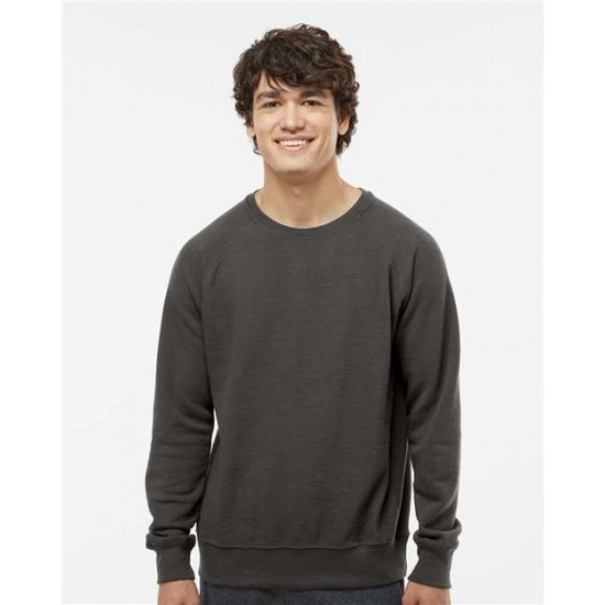 J. America 8707 - Ripple Fleece Raglan Crewneck Sweatshirt J. America 8707 - Ripple Fleece Raglan Crewneck Sweatshirt