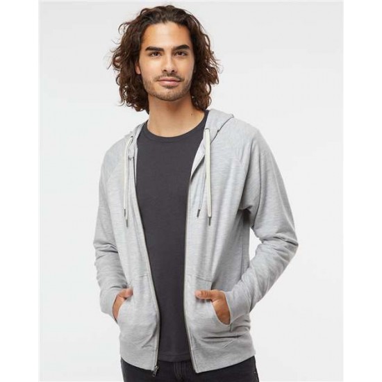 Independent Trading Co. SS1000Z - Icon Lightweight Loopback Terry Full-Zip Hooded Sweatshirt Independent Trading Co. SS1000Z - Icon Lightweight Loopback Terry Full-Zip Hooded Sweatshirt