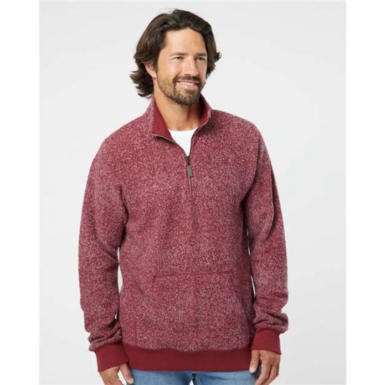 J. America 8713 - Aspen Fleece Quarter-Zip Sweatshirt J. America 8713 - Aspen Fleece Quarter-Zip Sweatshirt