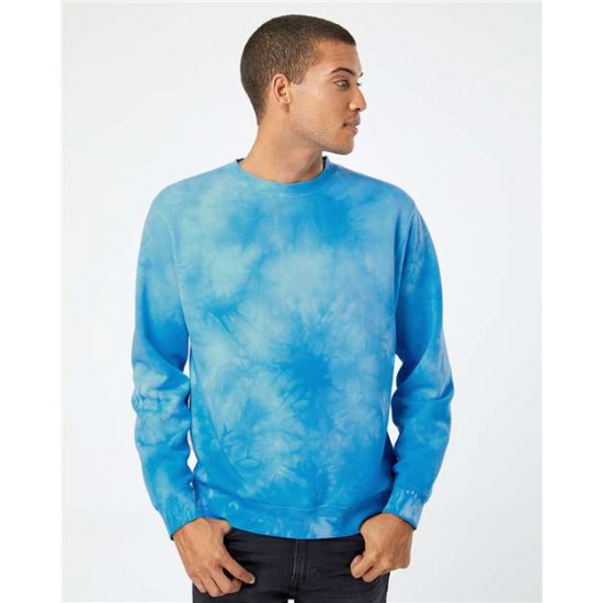 Independent Trading Co. PRM3500TD - Midweight Tie-Dyed Crewneck Sweatshirt Independent Trading Co. PRM3500TD - Midweight Tie-Dyed Crewneck Sweatshirt