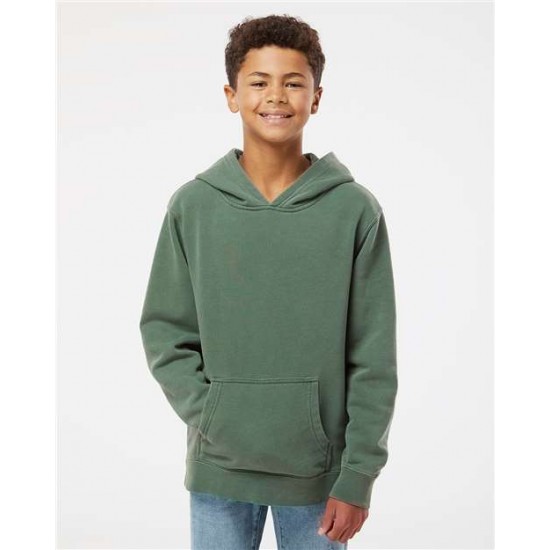 Independent Trading Co. PRM1500Y - Youth Midweight Pigment-Dyed Hooded Sweatshirt Independent Trading Co. PRM1500Y - Youth Midweight Pigment-Dyed Hooded Sweatshirt