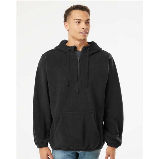Burnside 3600 - Polar Fleece Quarter-Zip Hooded Pullover Burnside 3600 - Polar Fleece Quarter-Zip Hooded Pullover