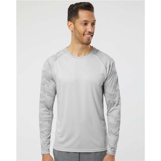 Paragon 216 - Cayman Performance Camo Colorblocked Long Sleeve T-Shirt Paragon 216 - Cayman Performance Camo Colorblocked Long Sleeve T-Shirt