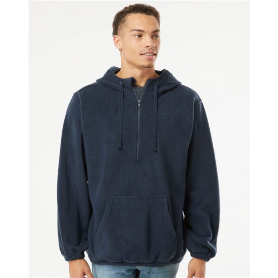 Burnside 3600 - Polar Fleece Quarter-Zip Hooded Pullover Burnside 3600 - Polar Fleece Quarter-Zip Hooded Pullover