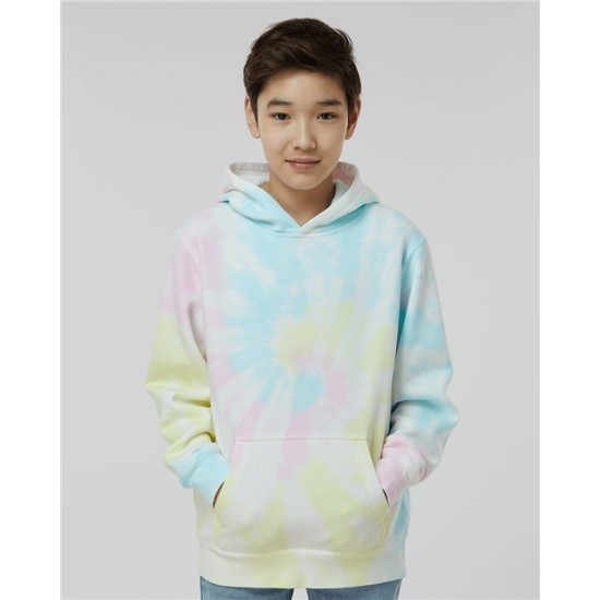 Independent Trading Co. PRM1500TD - Youth Midweight Tie-Dyed Hooded Sweatshirt Independent Trading Co. PRM1500TD - Youth Midweight Tie-Dyed Hooded Sweatshirt