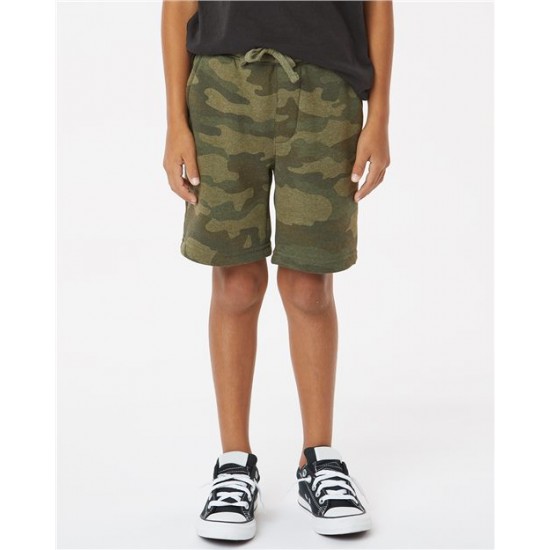 Independent Trading Co. PRM16SRT - Youth Lightweight Special Blend Fleece Shorts Independent Trading Co. PRM16SRT - Youth Lightweight Special Blend Fleece Shorts