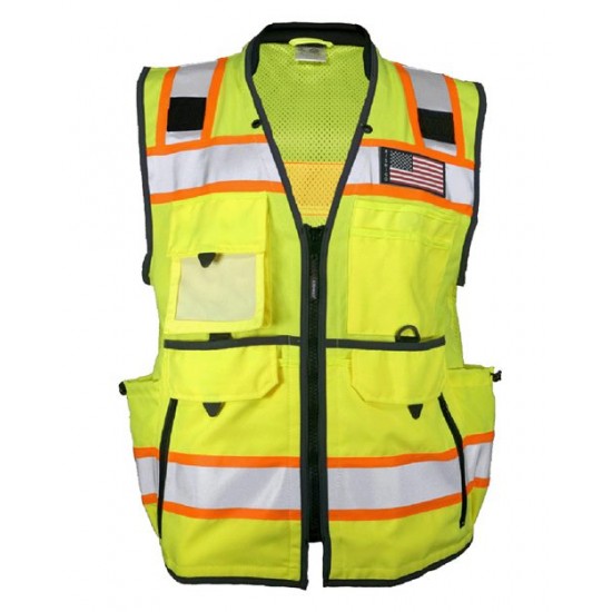 Kishigo 1823 - Ultimate Construction Class 2 Vest Kishigo 1823 - Ultimate Construction Class 2 Vest