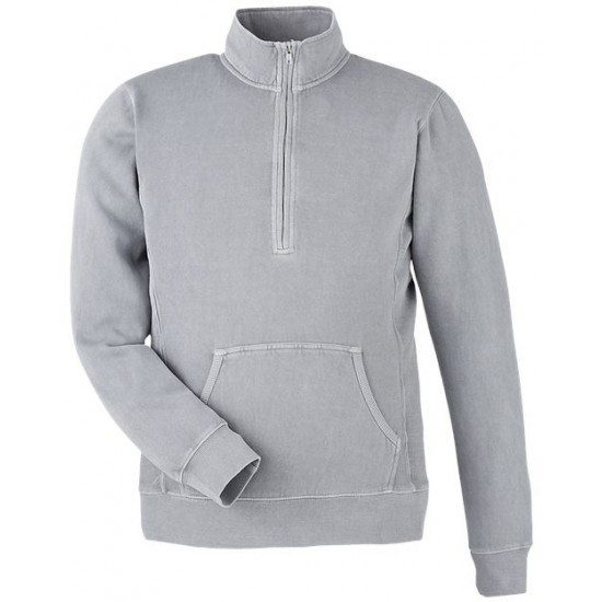 J. America 8732 - Pigment-Dyed Fleece Quarter-Zip Pullover J. America 8732 - Pigment-Dyed Fleece Quarter-Zip Pullover