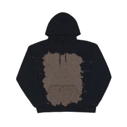 Dyenomite 680BW - Essential Fleece Bleach Wash Hooded Sweatshirt