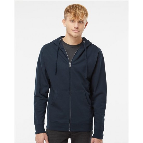 Independent Trading Co. SS4500Z - Midweight Full-Zip Hooded Sweatshirt Independent Trading Co. SS4500Z - Midweight Full-Zip Hooded Sweatshirt