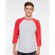 LAT 6930 - Baseball Fine Jersey Three-Quarter Sleeve Tee LAT 6930 - Baseball Fine Jersey Three-Quarter Sleeve Tee