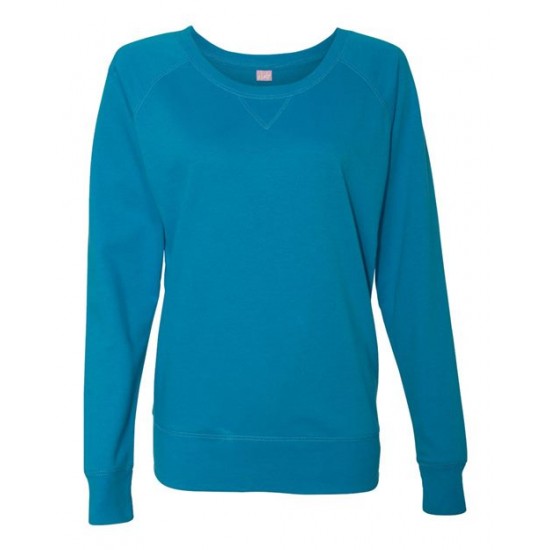 LAT 3762 - Women's Slouchy French Terry Pullover LAT 3762 - Women's Slouchy French Terry Pullover