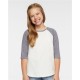 LAT 6130 - Youth Baseball Fine Jersey Three-Quarter Sleeve Tee LAT 6130 - Youth Baseball Fine Jersey Three-Quarter Sleeve Tee