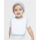 Rabbit Skins 1004 - Infant Contrast Trim Premium Jersey Bib Rabbit Skins 1004 - Infant Contrast Trim Premium Jersey Bib