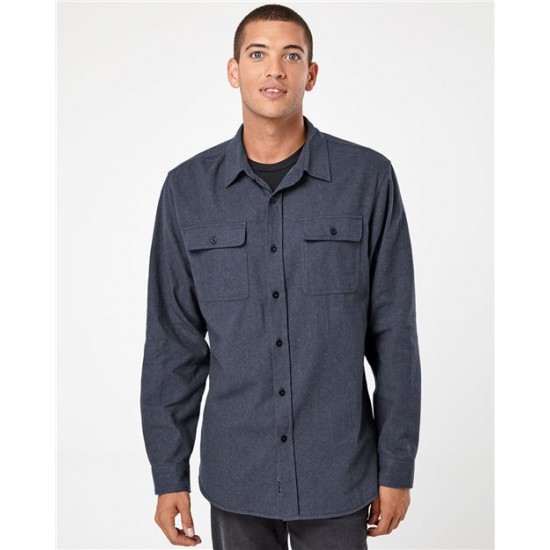 Burnside 8200 - Solid Long Sleeve Flannel Shirt Burnside 8200 - Solid Long Sleeve Flannel Shirt