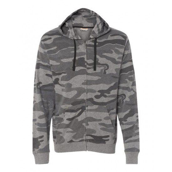 Burnside 8615 - Camo Full-Zip Hooded Sweatshirt Burnside 8615 - Camo Full-Zip Hooded Sweatshirt