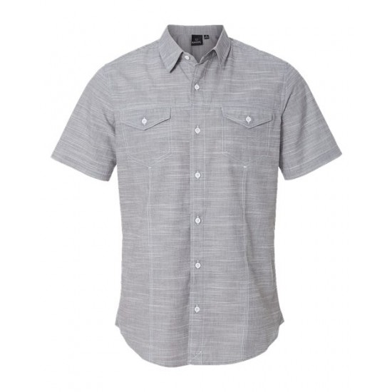 Burnside 9247 - Textured Solid Short Sleeve Shirt Burnside 9247 - Textured Solid Short Sleeve Shirt