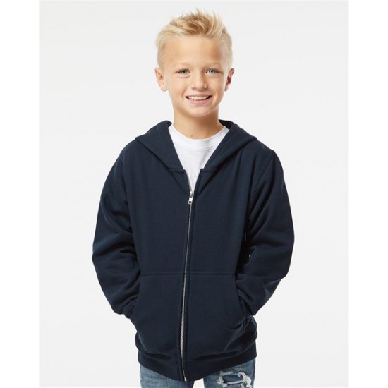 Independent Trading Co. SS4001YZ - Youth Midweight Full-Zip Hooded Sweatshirt Independent Trading Co. SS4001YZ - Youth Midweight Full-Zip Hooded Sweatshirt