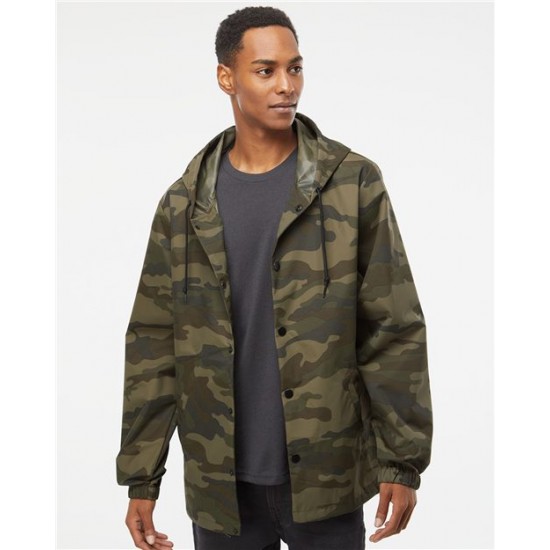Independent Trading Co. EXP95NB - Water-Resistant Hooded Windbreaker Independent Trading Co. EXP95NB - Water-Resistant Hooded Windbreaker