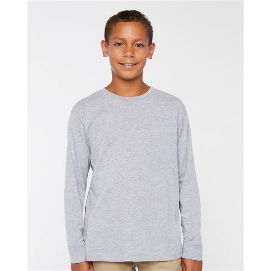 LAT 6201 - Youth Fine Jersey Long Sleeve Tee LAT 6201 - Youth Fine Jersey Long Sleeve Tee
