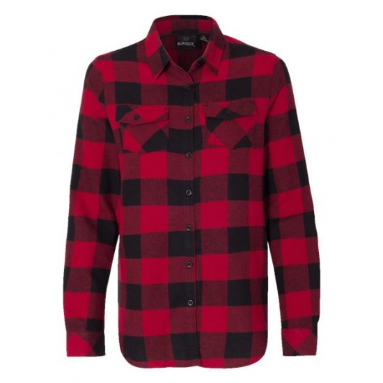 Burnside 5210 - Women's Yarn-Dyed Long Sleeve Flannel Shirt Burnside 5210 - Women's Yarn-Dyed Long Sleeve Flannel Shirt