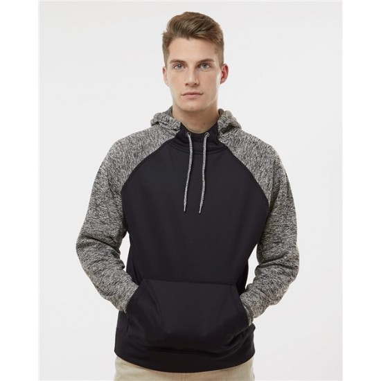 J. America 8612 - Colorblocked Cosmic Fleece Hooded Sweatshirt J. America 8612 - Colorblocked Cosmic Fleece Hooded Sweatshirt