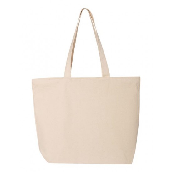 Q-Tees Q611 - 25L Zippered Tote Q-Tees Q611 - 25L Zippered Tote
