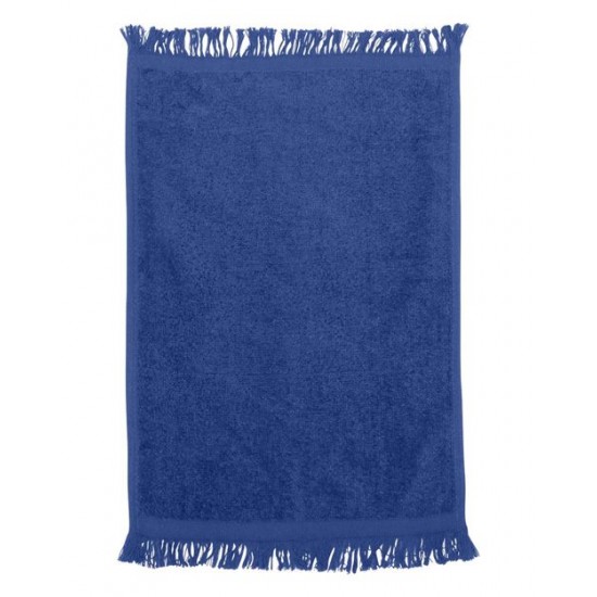 Q-Tees T100 - Fringed Fingertip Towel Q-Tees T100 - Fringed Fingertip Towel