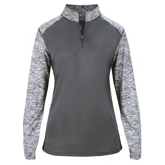 Badger 4198 - Women's Sport Blend Quarter-Zip Pullover Badger 4198 - Women's Sport Blend Quarter-Zip Pullover