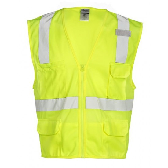 Kishigo 1291-1292 - Six Pocket Zipper Vest Kishigo 1291-1292 - Six Pocket Zipper Vest