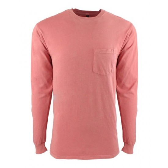 Next Level 7451 - Inspired Dye Long Sleeve Pocket Crew Next Level 7451 - Inspired Dye Long Sleeve Pocket Crew