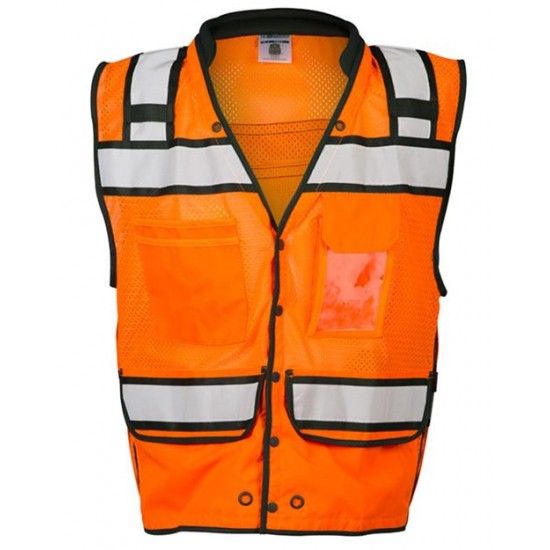Kishigo S5006-5007 - High Performance Surveyors Snap Vest Kishigo S5006-5007 - High Performance Surveyors Snap Vest