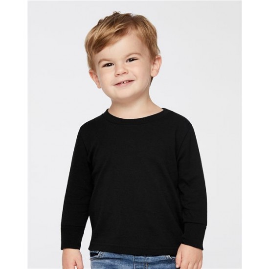 Rabbit Skins 3311 - Toddler Cotton Jersey Long Sleeve Tee Rabbit Skins 3311 - Toddler Cotton Jersey Long Sleeve Tee