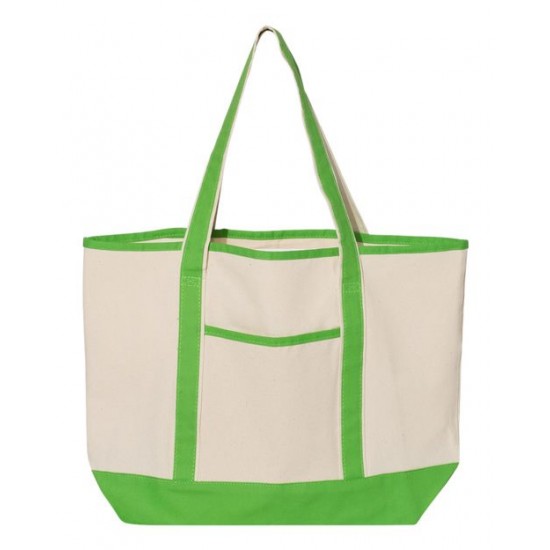 Q-Tees Q1500 - 34.6L Large Canvas Deluxe Tote Q-Tees Q1500 - 34.6L Large Canvas Deluxe Tote