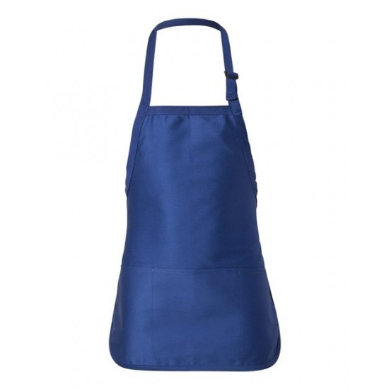 Q-Tees Q4250 - Full-Length Apron with Pouch Pocket Q-Tees Q4250 - Full-Length Apron with Pouch Pocket