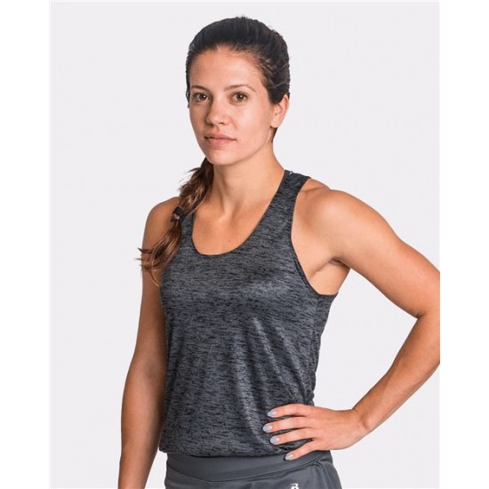 Badger 4161 - Women's Tonal Blend Racerback Tank Top Badger 4161 - Women's Tonal Blend Racerback Tank Top