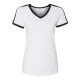 LAT 3532 - Women's Retro Ringer Fine Jersey V-Neck Tee LAT 3532 - Women's Retro Ringer Fine Jersey V-Neck Tee