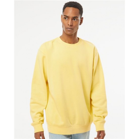 Independent Trading Co. PRM3500 - Midweight Pigment-Dyed Crewneck Sweatshirt Independent Trading Co. PRM3500 - Midweight Pigment-Dyed Crewneck Sweatshirt